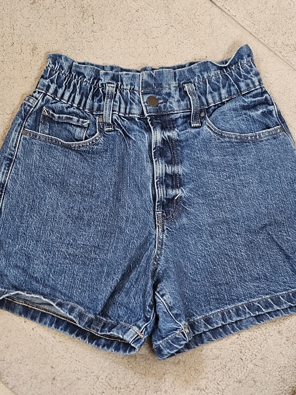 a.n.a. A New Approach Paperbag Waist Denim Shorts – Women's Size 4